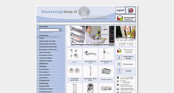 Desktop Screenshot of deurbeslag-shop.nl